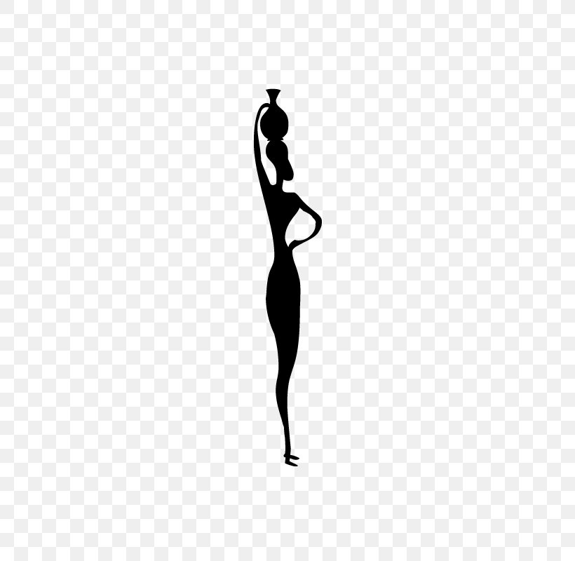 Silhouette Native Woman Wall Painting Interieur, PNG, 800x800px, Silhouette, Arm, Back, Black, Black And White Download Free