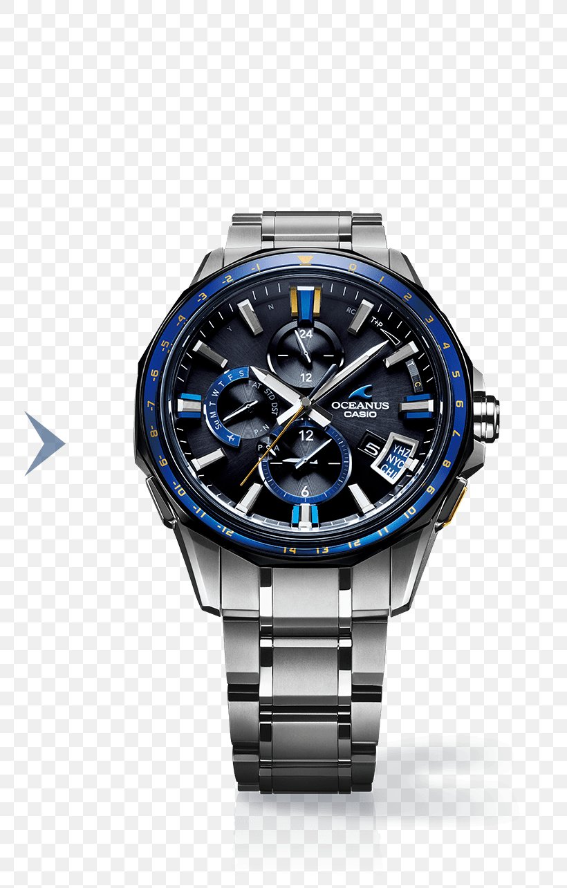 Watch Strap Rolex Submariner Brand Casio Oceanus, PNG, 750x1284px, Watch, Brand, Casio Oceanus, Clock, Cobalt Blue Download Free