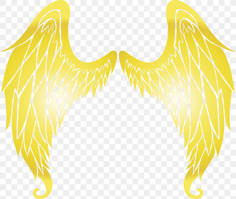 Wing Yellow Costume Accessory, PNG, 3000x2529px, Wings, Angle Wings, Bird Wings, Costume Accessory, Paint Download Free