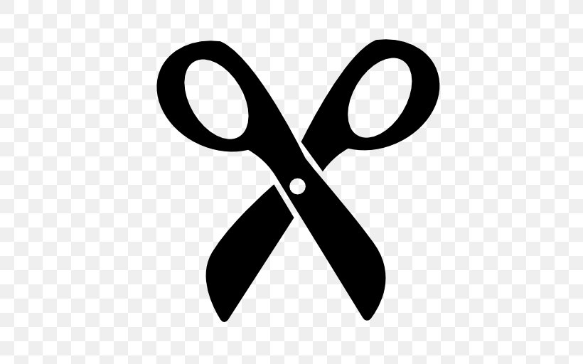 Scissors Download Icon, PNG, 512x512px, Scissors, Black And White, Drawing, Logo, Symbol Download Free