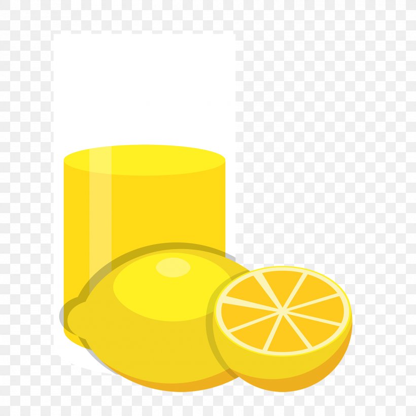 Lemon-lime Drink Vector Graphics Juice Design, PNG, 1500x1500px, Lemon, Citric Acid, Citrus, Cylinder, Drink Download Free