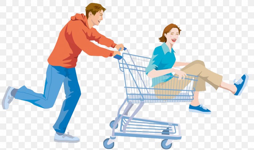 Shopping Cart Illustration, PNG, 1006x597px, Shopping, Area, Arm, Blue, Communication Download Free