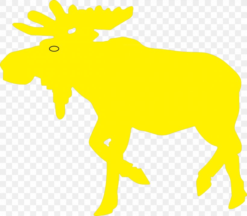 Yellow Clip Art Line Tree Snout, PNG, 1200x1048px, Yellow, Animal, Animal Figure, Moose, Snout Download Free