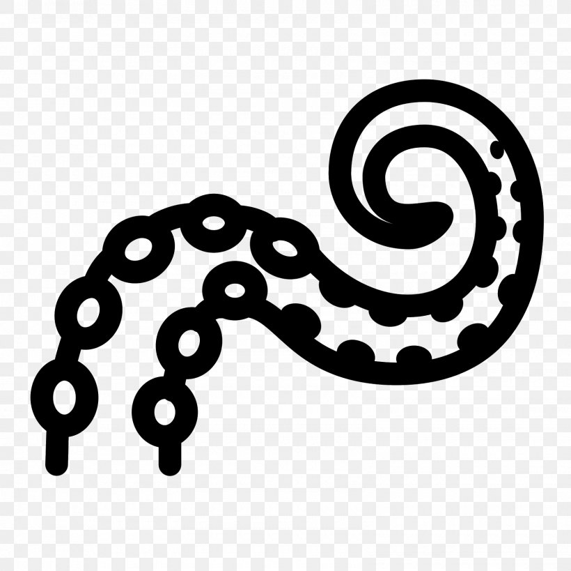 Tentacle Octopus, PNG, 1600x1600px, Tentacle, Black And White, Body Jewelry, Cephalopod, Monochrome Download Free