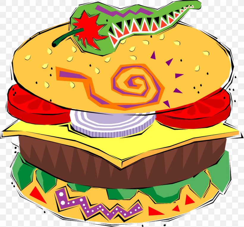 Hamburger Clip Art, PNG, 1001x931px, Hamburger, Artwork, Cartoon, Cheeseburger, Cuisine Download Free