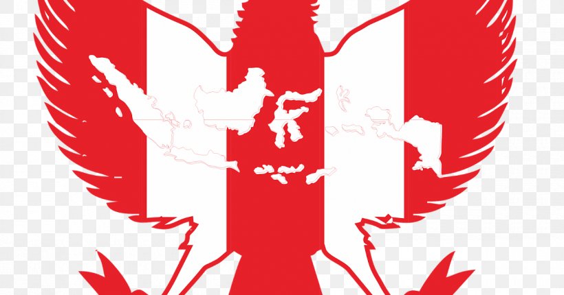 Indonesia National Under-19 Football Team National Emblem Of Indonesia Garuda Indonesia, PNG, 1200x630px, Watercolor, Cartoon, Flower, Frame, Heart Download Free