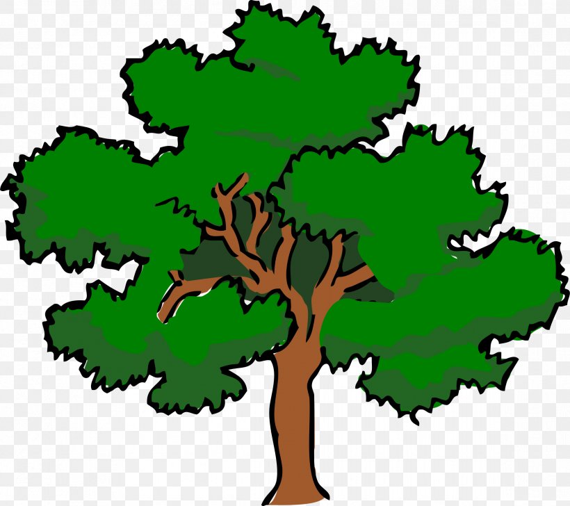 Tree Southern Live Oak Clip Art, PNG, 2342x2081px, Tree, Acorn, Artwork, Description, Drawing Download Free
