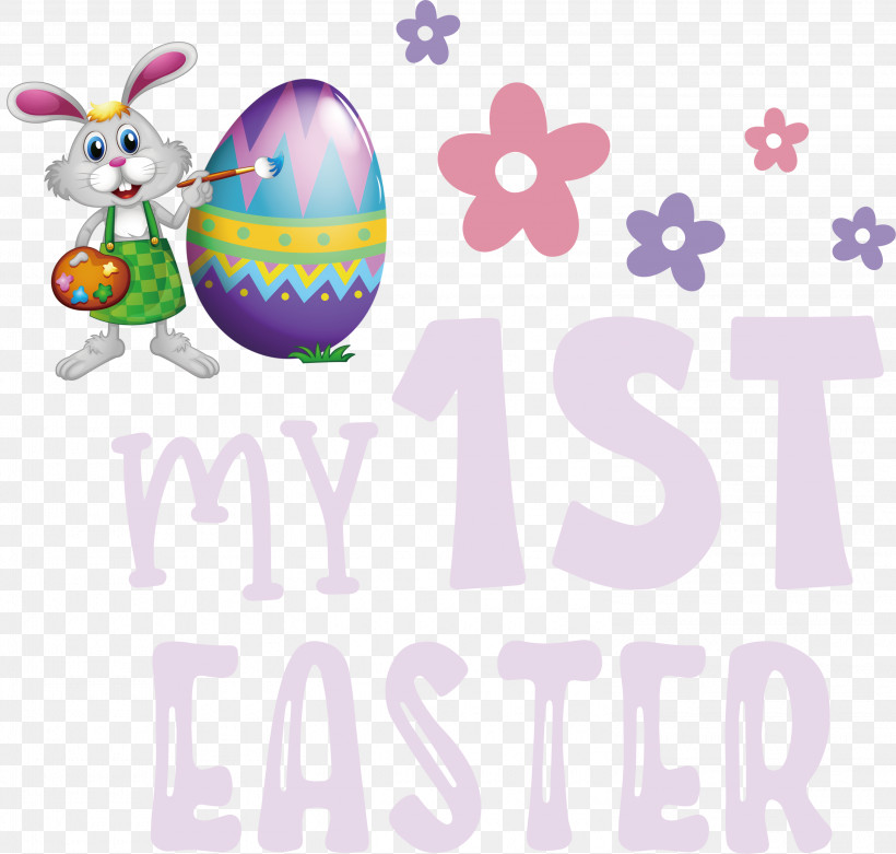 My 1st Easter Easter Bunny Easter Day, PNG, 3000x2858px, My 1st Easter, Annual Easter Egg Hunt, Easter Basket, Easter Bunny, Easter Day Download Free