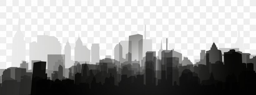 Black And White Template Poster Shadow, PNG, 2610x979px, Black And White, Building, Business, Cairo, City Download Free