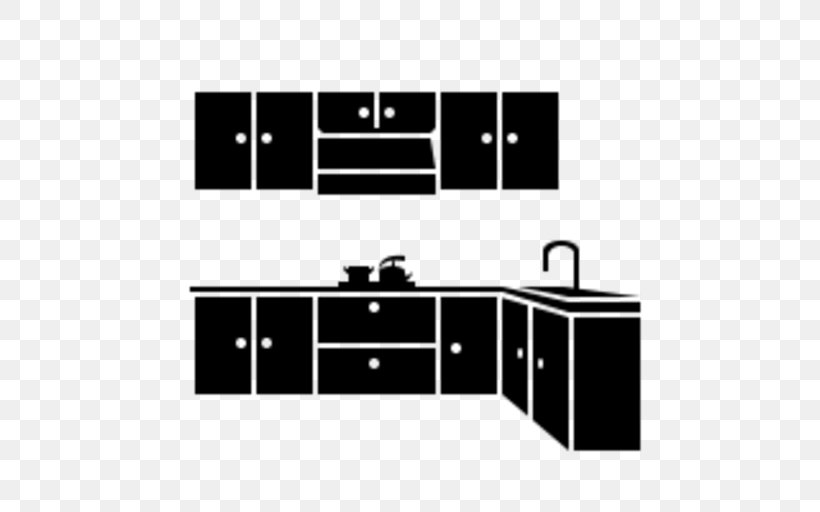 Kitchen Cabinet Cabinetry Countertop Bathroom, PNG, 512x512px, Kitchen Cabinet, Area, Armoires Wardrobes, Bathroom, Black Download Free