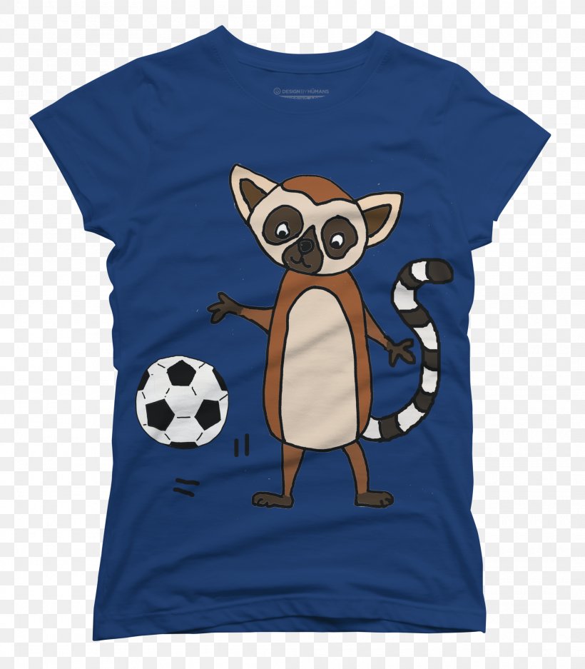 T-shirt Lemur Crew Neck TeePublic Sleeve, PNG, 2100x2400px, Tshirt, Blue, Bluza, Cartoon, Clothing Download Free
