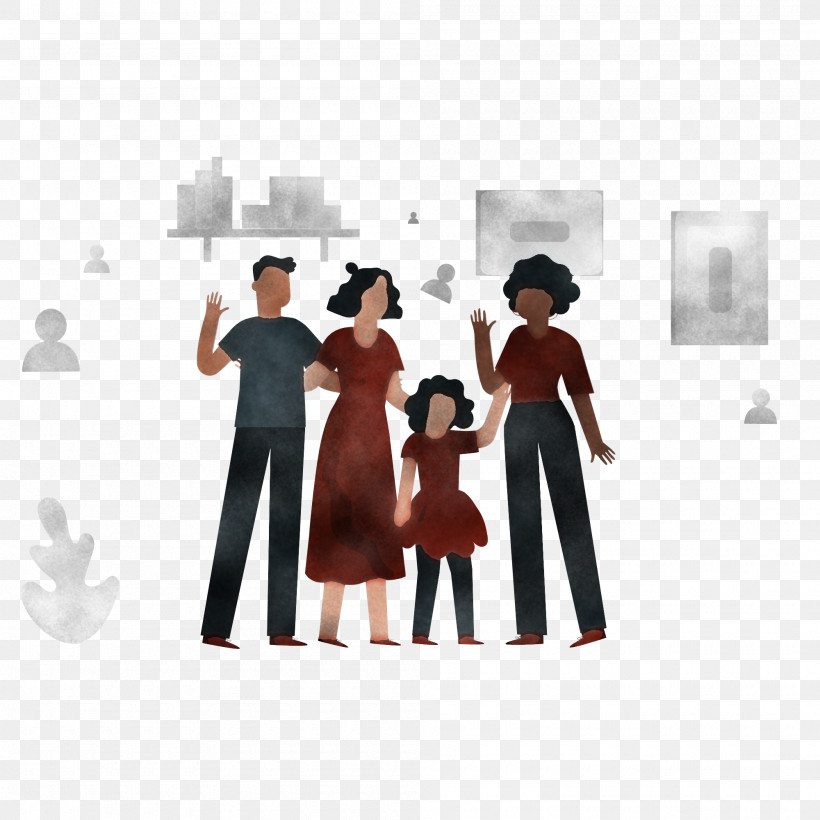 Happy Family Day Family Day, PNG, 2000x2000px, Happy Family Day, Cartoon, Clothing, Dress, Family Day Download Free