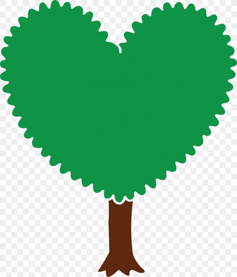 Heart Leaf Symbol Baking Cup, PNG, 2573x3000px, Cartoon Tree, Abstract Tree, Baking Cup, Heart, Leaf Download Free