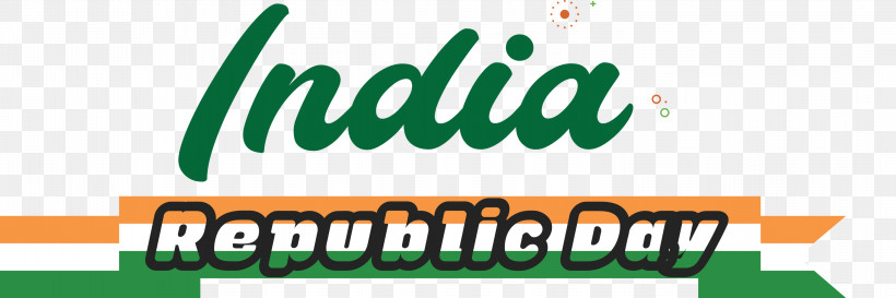 Happy India Republic Day India Republic Day 26 January, PNG, 2999x1001px, 26 January, Happy India Republic Day, Green, India Republic Day, Logo Download Free