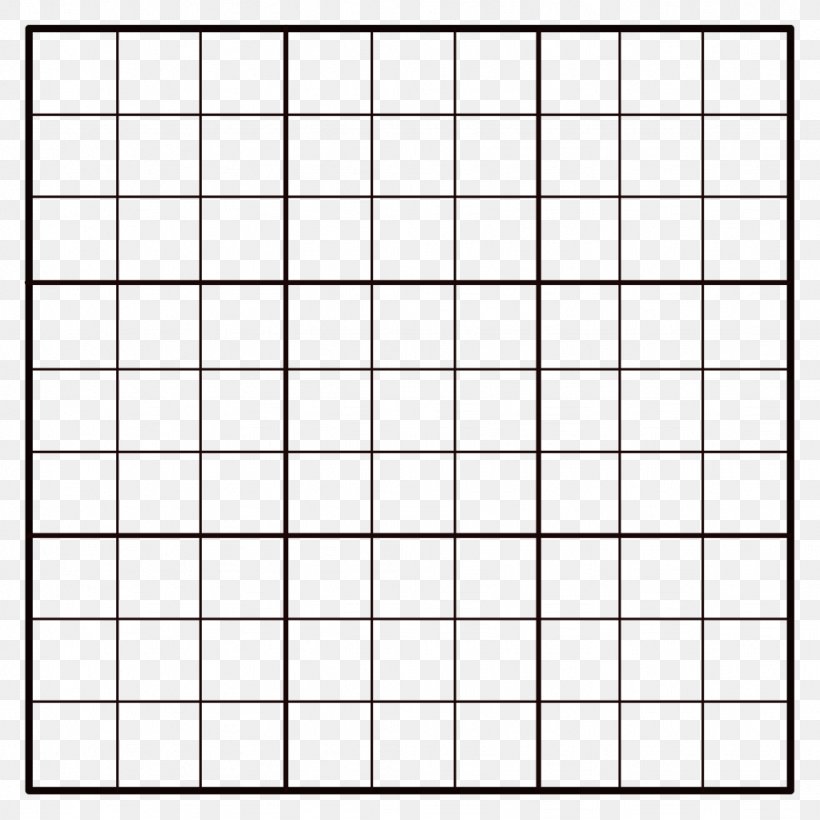 The 3D Sudoku Puzzle Book Sudoku Variants Kropki Sudoku, PNG, 1024x1024px, Sudoku, Area, Black And White, Coloring Book, Drawing Download Free