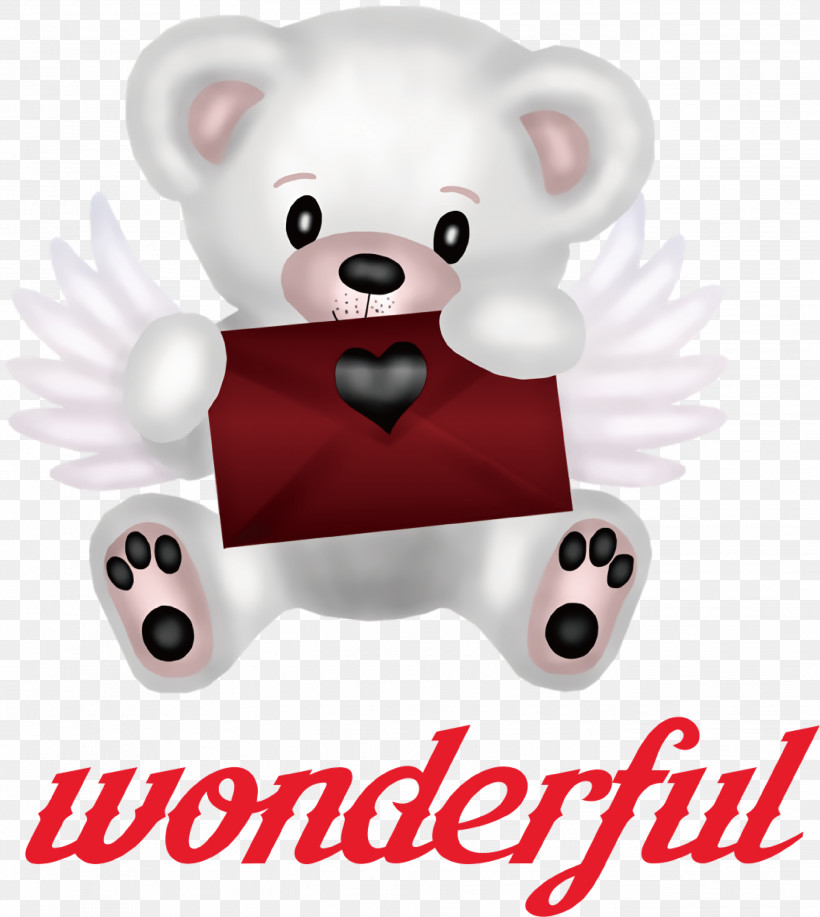 Wonderful Valentines Day, PNG, 2681x3000px, Wonderful, Bears, Meter, Snout, Teddy Bear Download Free