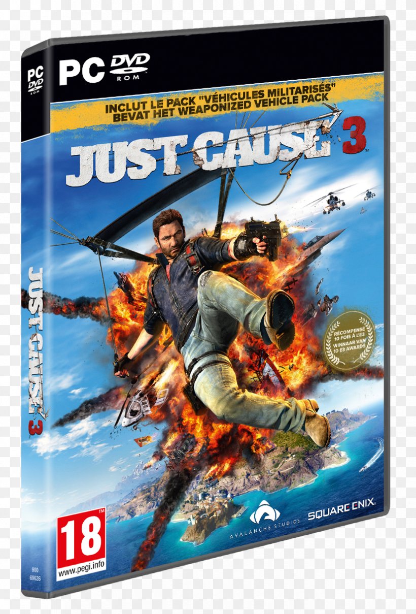 Just Cause 3 PlayStation 4 PlayStation 3 Just Cause 2, PNG, 825x1217px, Just Cause 3, Action Figure, Actionadventure Game, Downloadable Content, Film Download Free
