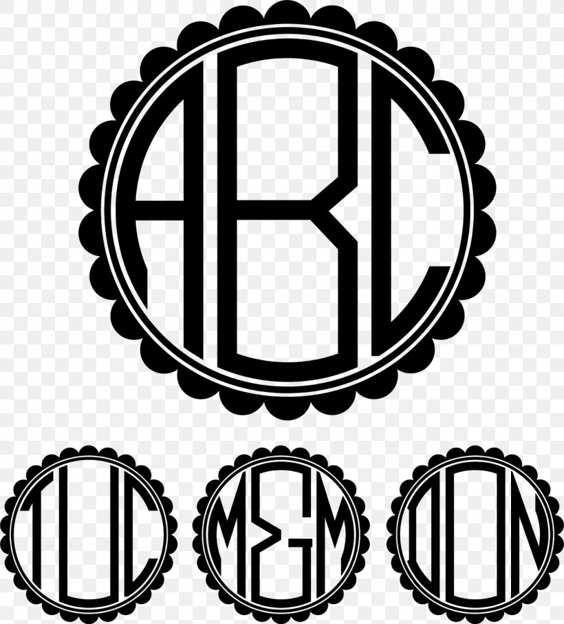 Monogram Decal Initial Font, PNG, 1447x1600px, Monogram, Area, Autocad Dxf, Black And White, Brand Download Free