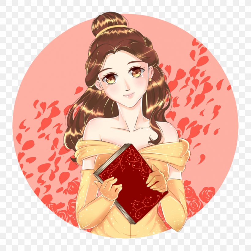 Belle Woman Beauty And The Beast Watercolor Painting, PNG, 894x894px, Watercolor, Cartoon, Flower, Frame, Heart Download Free
