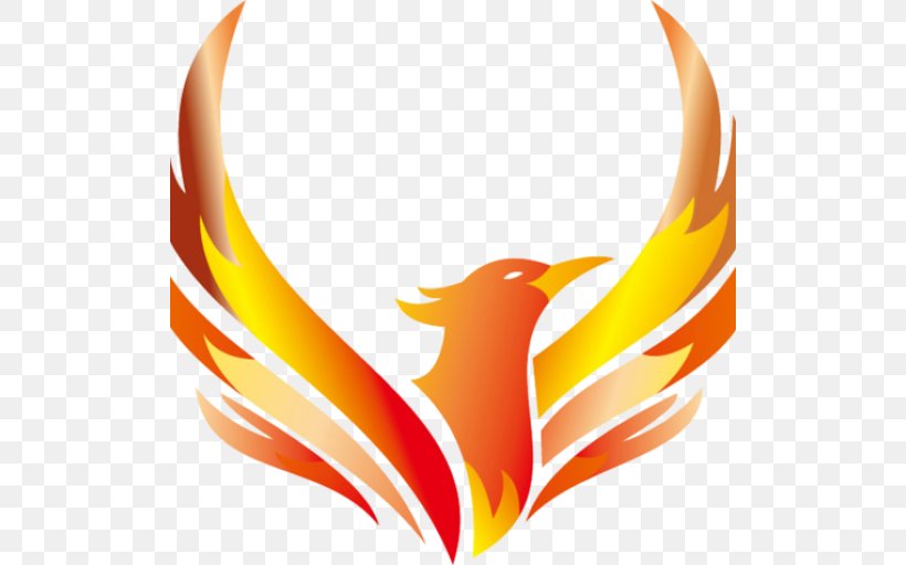 Logo Phoenix Clip Art, PNG, 512x512px, Logo, Beak, Firebird, Flame, Orange Download Free