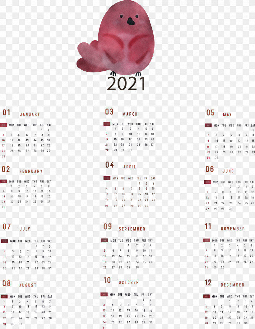 Printable 2021 Yearly Calendar 2021 Yearly Calendar, PNG, 2330x3000px, 2021 Yearly Calendar, Calendar System, Meter Download Free