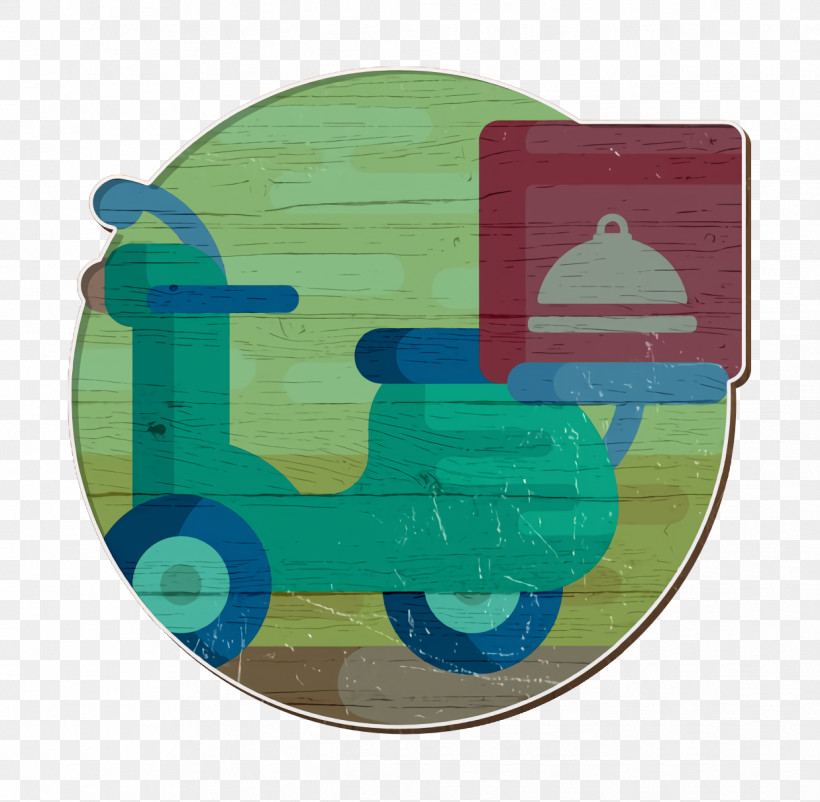 Restaurant Icon Scooter Icon Food Delivery Icon, PNG, 1238x1212px, Restaurant Icon, Aqua, Food Delivery Icon, Green, Plate Download Free