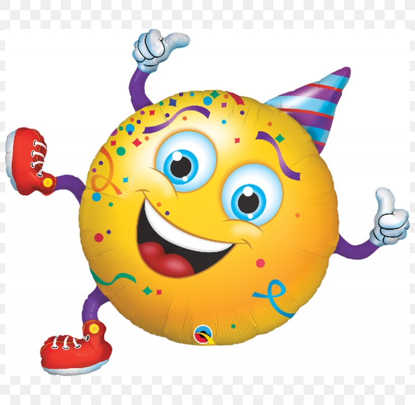 Smiley Emoticon Balloon Party Birthday, PNG, 800x800px, Smiley, Baby Toys, Balloon, Birthday, Emoji Download Free