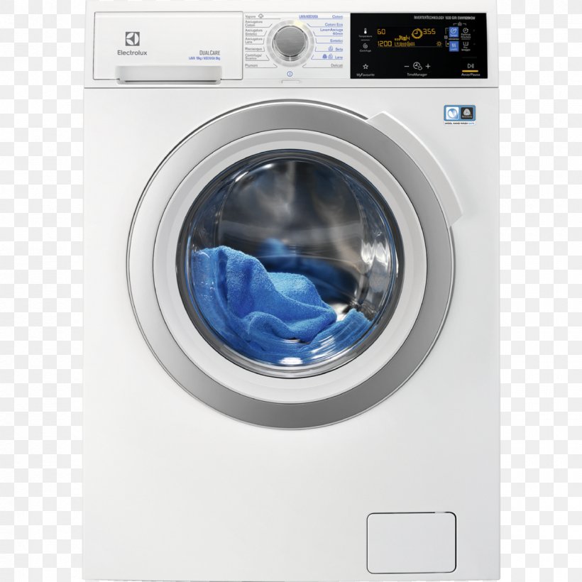 Washing Machines Electrolux Clothes Dryer Laundry, PNG, 1200x1200px, Washing Machines, Balay, Candy, Clothes Dryer, Combo Washer Dryer Download Free