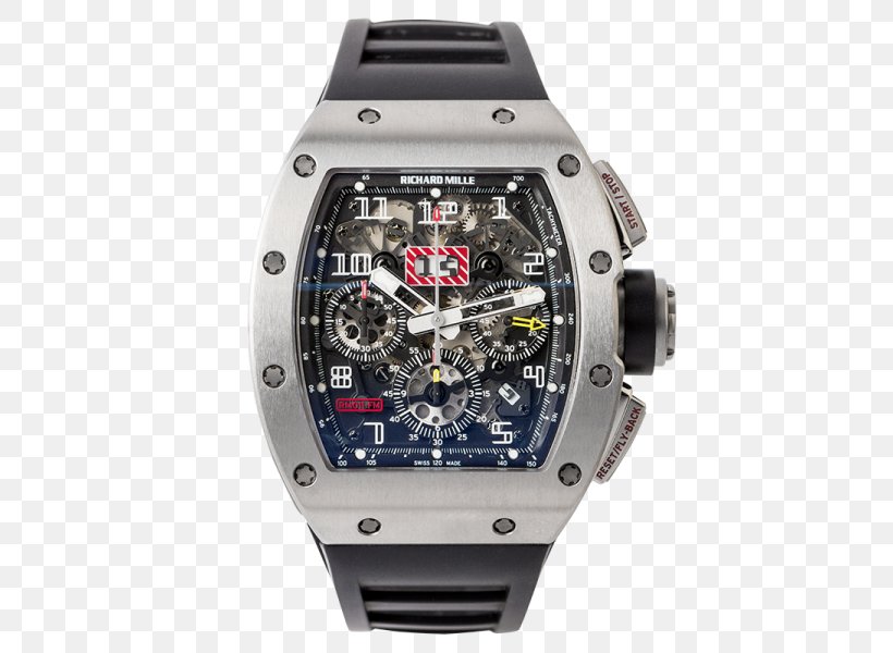 Watch Richard Mille Flyback Chronograph Lotus F1, PNG, 600x600px, Watch, Brand, Chronograph, Colored Gold, Felipe Massa Download Free
