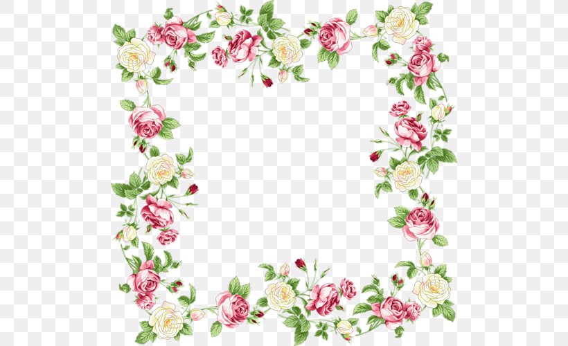 Flower Wedding Invitation Floral Design Clip Art, PNG, 500x500px, Flower, Area, Art, Border, Branch Download Free