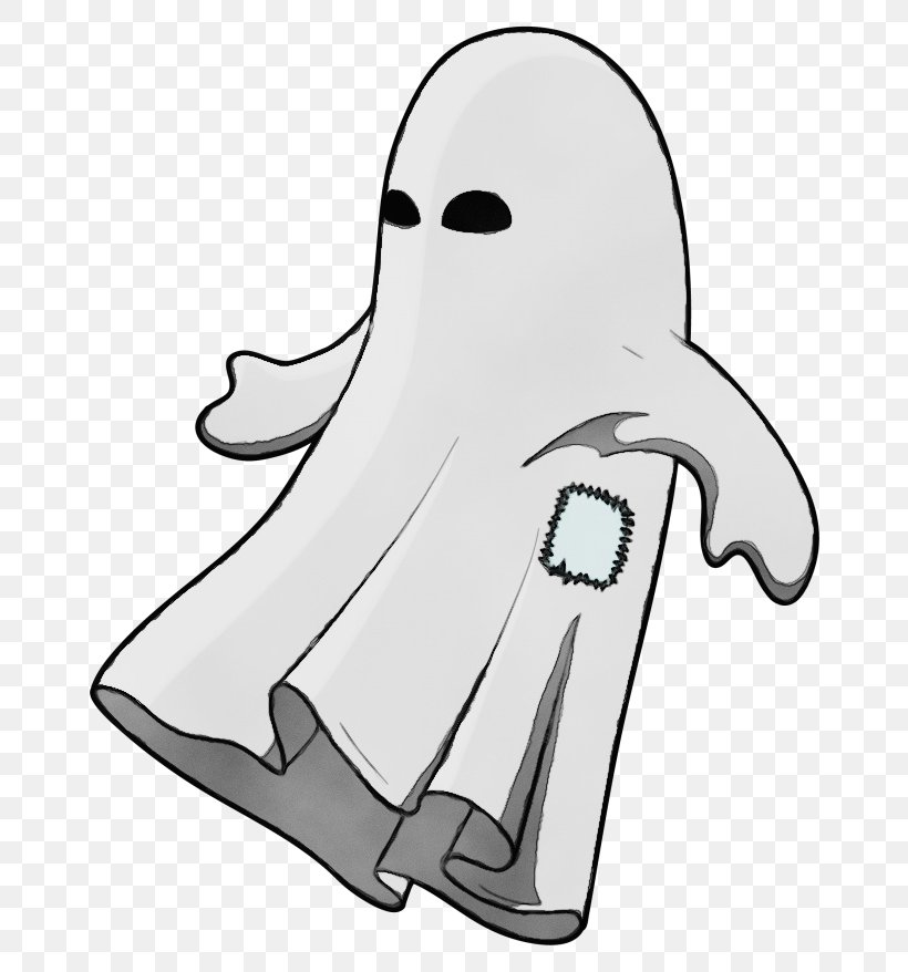 Ghost, PNG, 700x878px, Watercolor, Cartoon, Ghost, Line Art, Paint Download Free