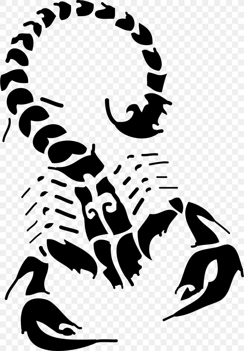 Scorpion Clip Art, PNG, 1668x2400px, Scorpion, Art, Artwork, Black, Black And White Download Free