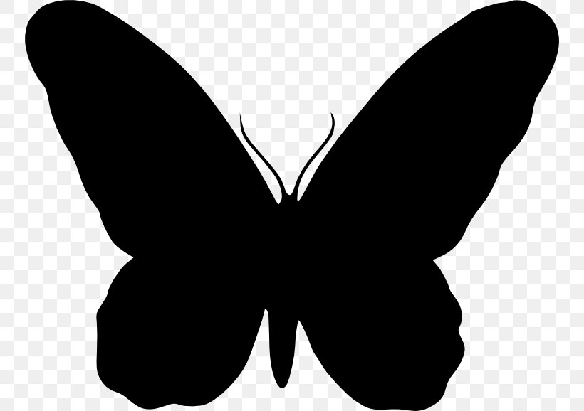 Vector Graphics Clip Art Silhouette Cdr, PNG, 750x578px, Silhouette, Black, Blackandwhite, Butterfly, Cdr Download Free
