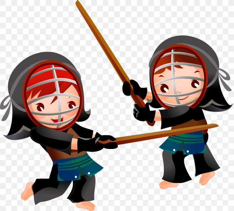 Kendo Drawing Clip Art, PNG, 4380x3945px, Kendo, Drawing, Fencing, Fictional Character, Profession Download Free