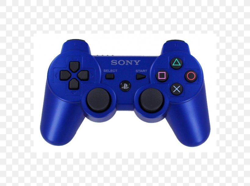 PlayStation 3 Accessories Sixaxis Game Controllers, PNG, 600x610px, Playstation, All Xbox Accessory, Cobalt Blue, Computer Component, Dualshock Download Free
