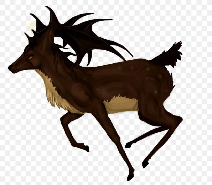 Reindeer Elk Mustang Musk Deers, PNG, 800x713px, Reindeer, Antelope, Antler, Canidae, Carnivoran Download Free