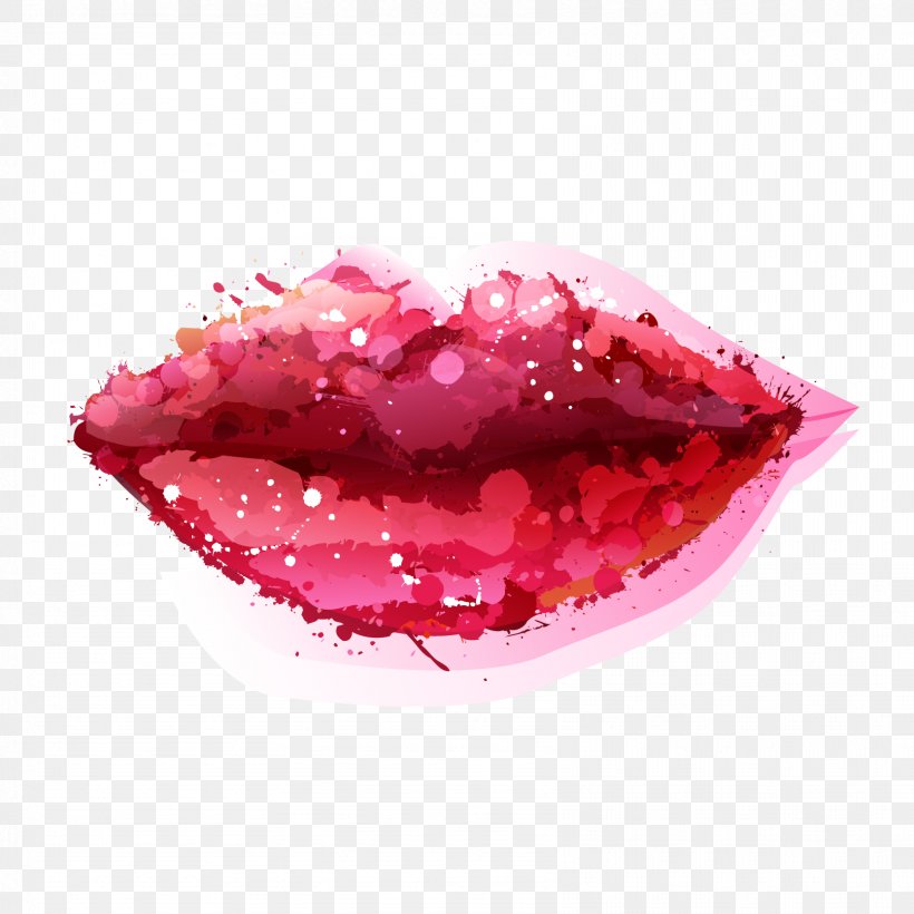 Watercolor Painting Lip Clip Art, PNG, 1667x1667px, Watercolor Painting, Art, Color, Face, Glitter Download Free