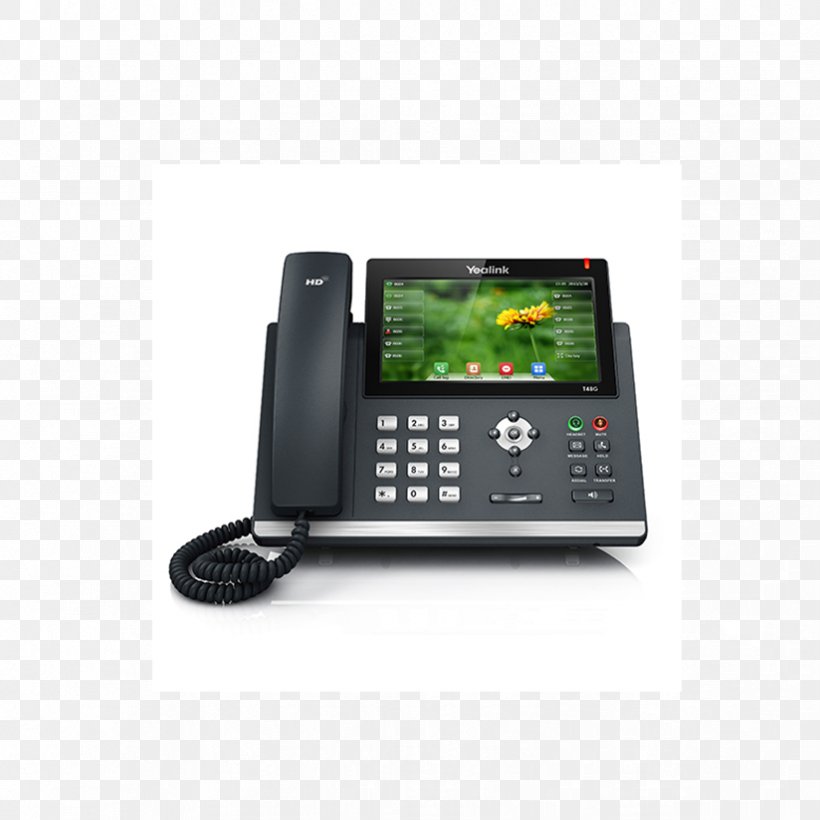 Yealink SIP-T48G VoIP Phone Telephone Session Initiation Protocol Gigabit Ethernet, PNG, 824x824px, Yealink Sipt48g, Business Telephone System, Communication, Corded Phone, Electronic Device Download Free