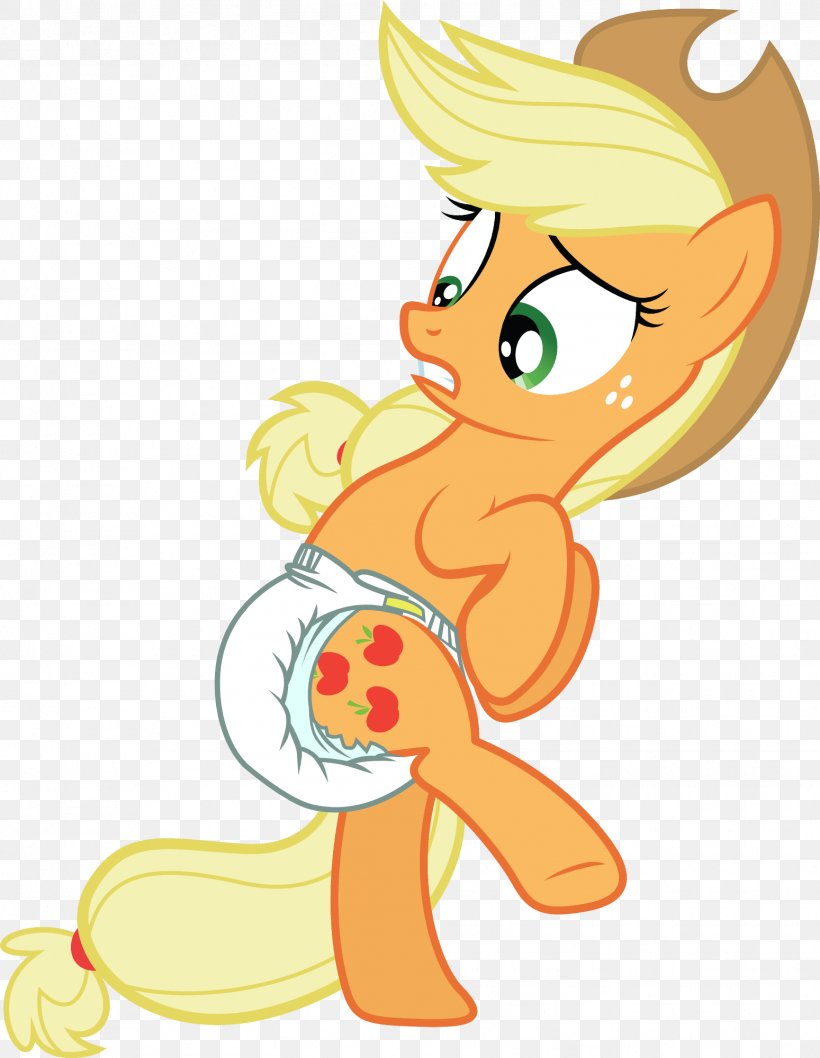 Applejack Diaper Big McIntosh Rainbow Dash Rarity, PNG, 1549x2000px, Watercolor, Cartoon, Flower, Frame, Heart Download Free