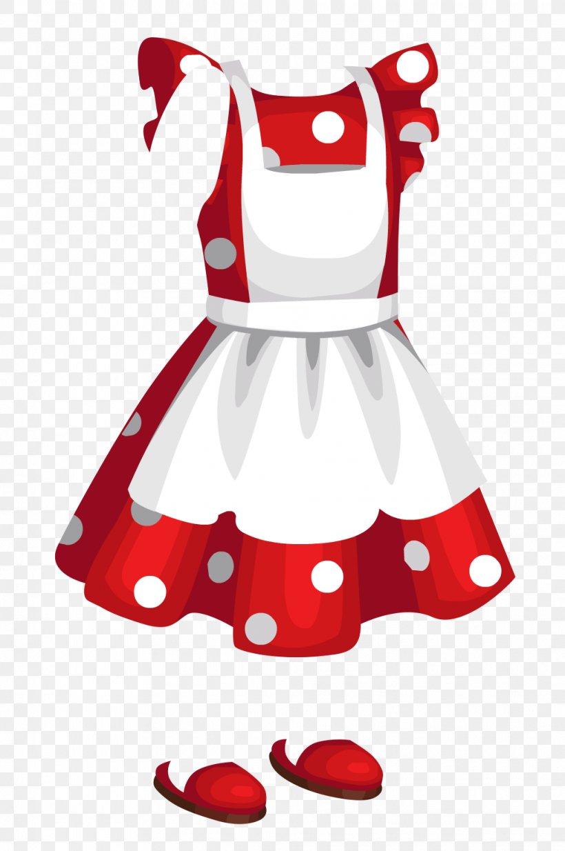 Dress Clothing Sticker Polka Dot Clip Art, PNG, 1015x1528px, Dress, Cilium, Clothing, Costume, Costume Design Download Free