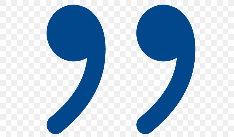 Quotation Mark Comma Sentence Phrase, PNG, 640x480px, Quotation Mark, Blue, Brand, Business, Comma Download Free