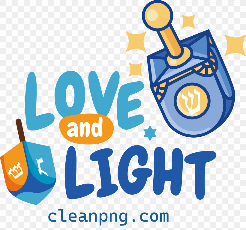 Happy Hanukkah Love Light, PNG, 5898x5518px, Happy Hanukkah, Light, Love Download Free