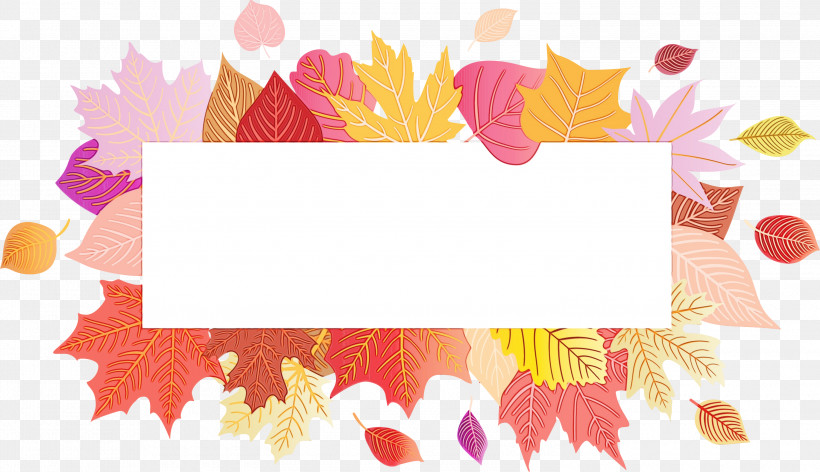 Pattern Yellow Meter Computer Line, PNG, 3000x1729px, Autumn Frame, Autumn Leaves Frame, Computer, Leaves Frame, Line Download Free