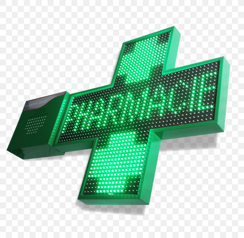 Pharmacy Croix SMARTlight Bisnex Light-emitting Diode Parafarmacia, PNG, 800x800px, Pharmacy, Actif Signal, Advertising, Croix, Cross Download Free