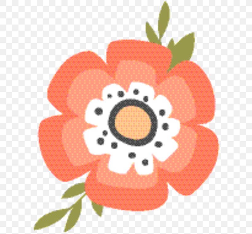 Pink Flower Cartoon, PNG, 622x763px, Floral Design, Cartoon, Cut Flowers, Flower, Orange Download Free