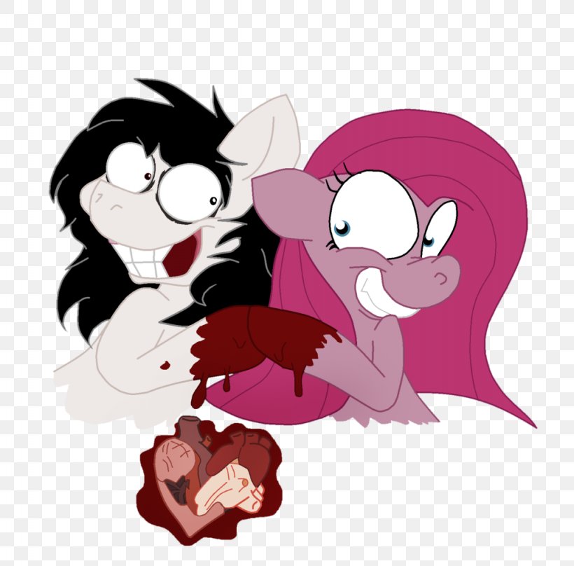 Pinkie Pie Rainbow Dash Pony Rarity Jeff The Killer, PNG, 1024x1010px, Watercolor, Cartoon, Flower, Frame, Heart Download Free