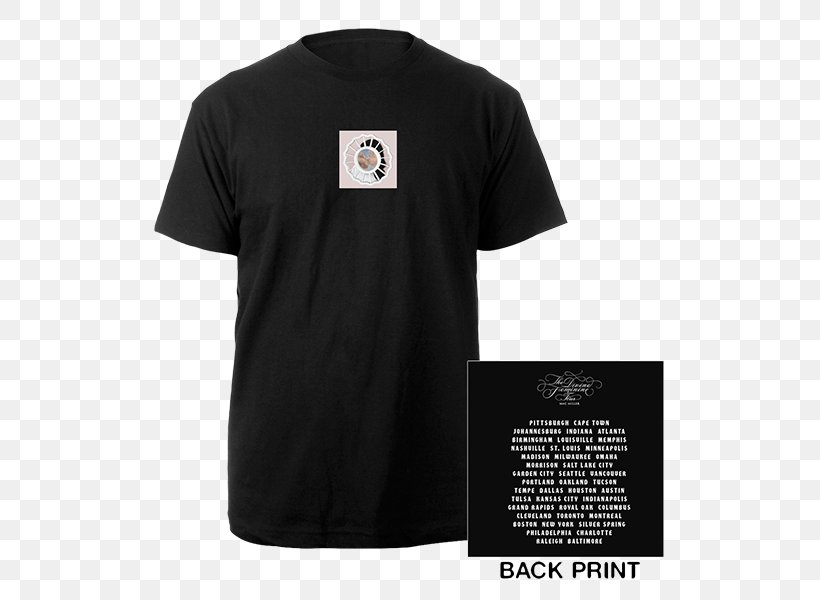 T-shirt The Joshua Tree Tour 2017 On The Run Tour, PNG, 600x600px, Tshirt, Active Shirt, Black, Brand, Clothing Download Free