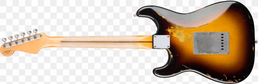 Electric Guitar Fender Stratocaster Fender Telecaster Thinline Musical Instruments Squier, PNG, 2400x783px, Electric Guitar, Fender Classic 50s Stratocaster, Fender Custom Shop, Fender Stratocaster, Fender Telecaster Thinline Download Free