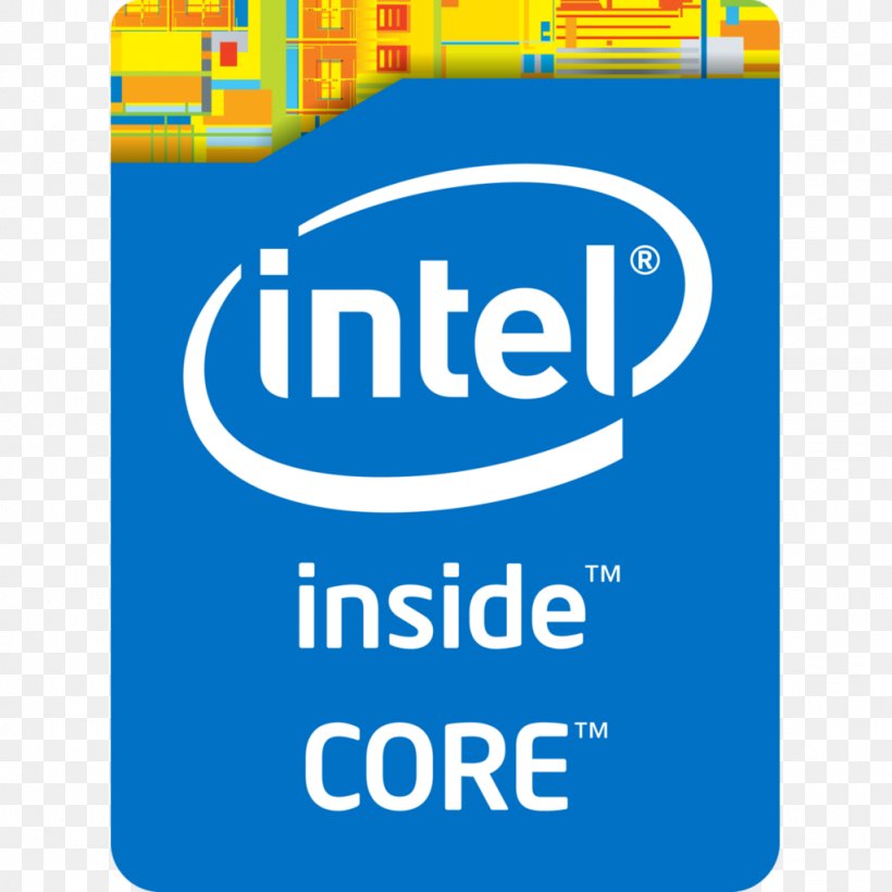 Intel Core I5 Laptop Central Processing Unit Multi-core Processor, PNG, 1024x1024px, Intel, Area, Banner, Brand, Central Processing Unit Download Free
