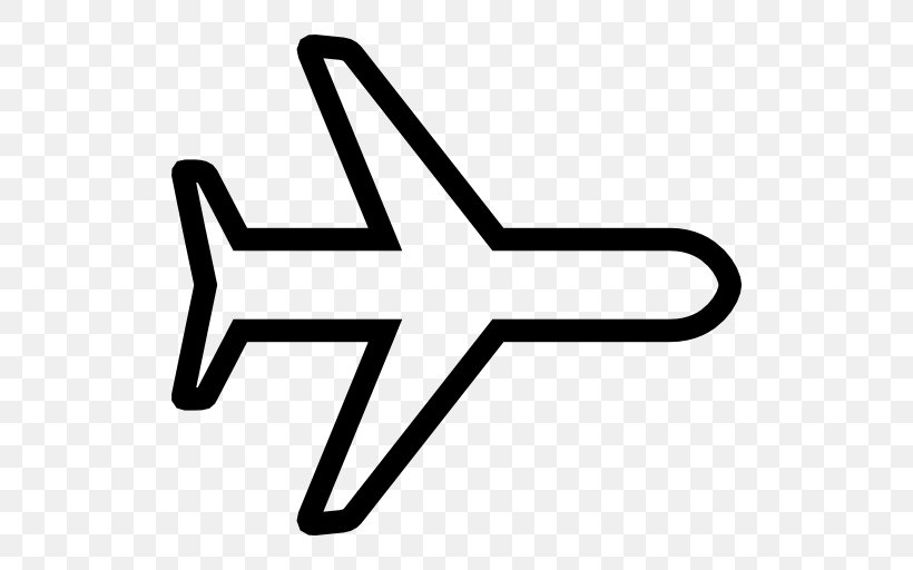 Airplane, PNG, 512x512px, Airplane, Area, Black And White, Csssprites, Symbol Download Free